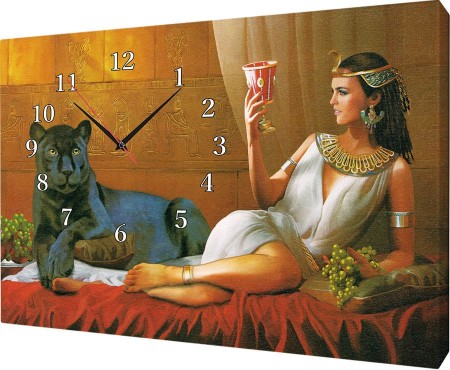 Часы на холсте 40х50 У367